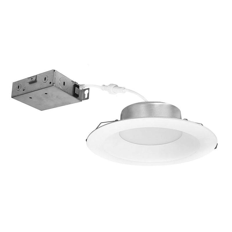 Nora Lighting NCSC-R6D1TWMPW LED Downlight, Matte Powder White