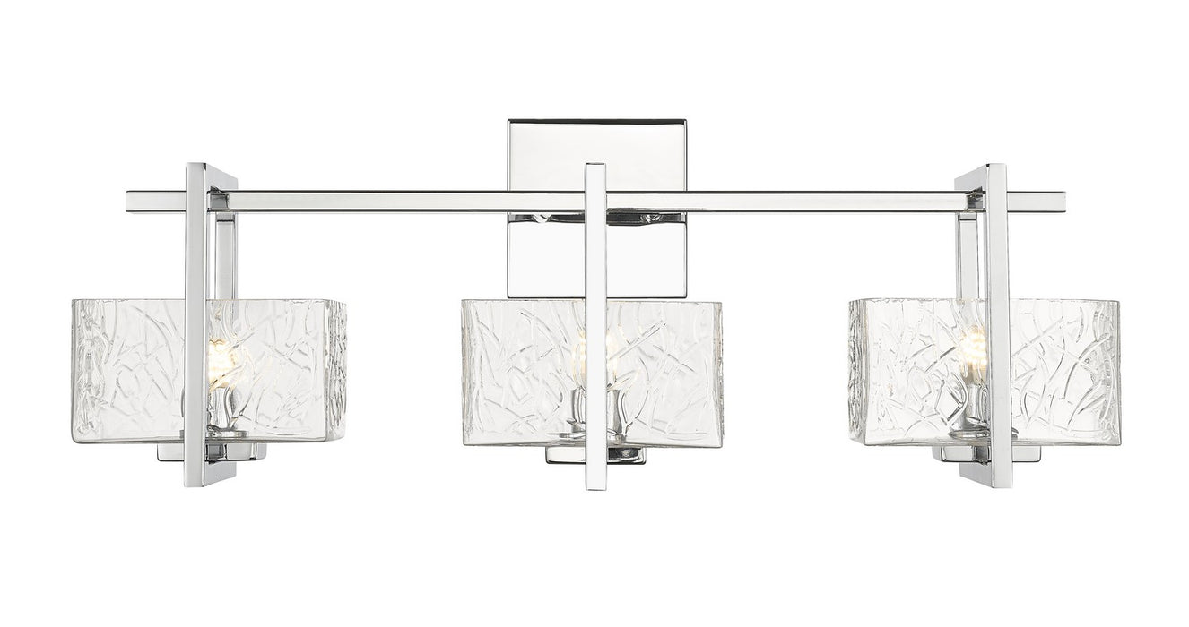 Innovations 312-3W-PC-CL Three Light Bath Vanity, Polished Chrome