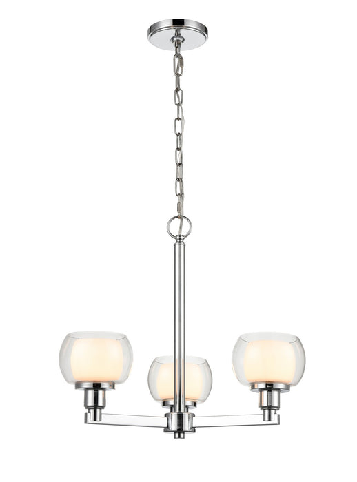 Innovations 330-3CR-PC-CLW Three Light Pendant, Polished Chrome
