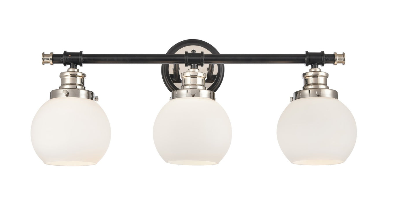 Innovations 340-3W-BPN-G3401-6 Three Light Bath Vanity, Black Polished Nickel