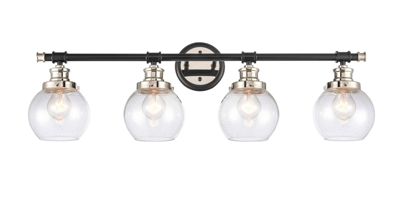 Innovations 340-4W-BPN-G3404-6 Two Light Bath Vanity, Black Polished Nickel