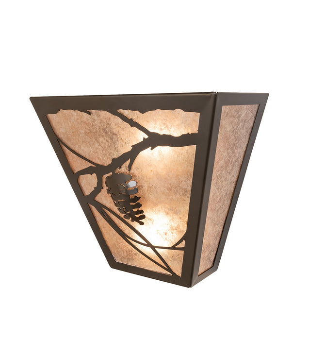 Meyda Tiffany 122424 Two Light Wall Sconce, Timeless Bronze