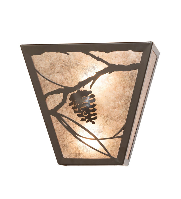 Meyda Tiffany 122424 Two Light Wall Sconce, Timeless Bronze
