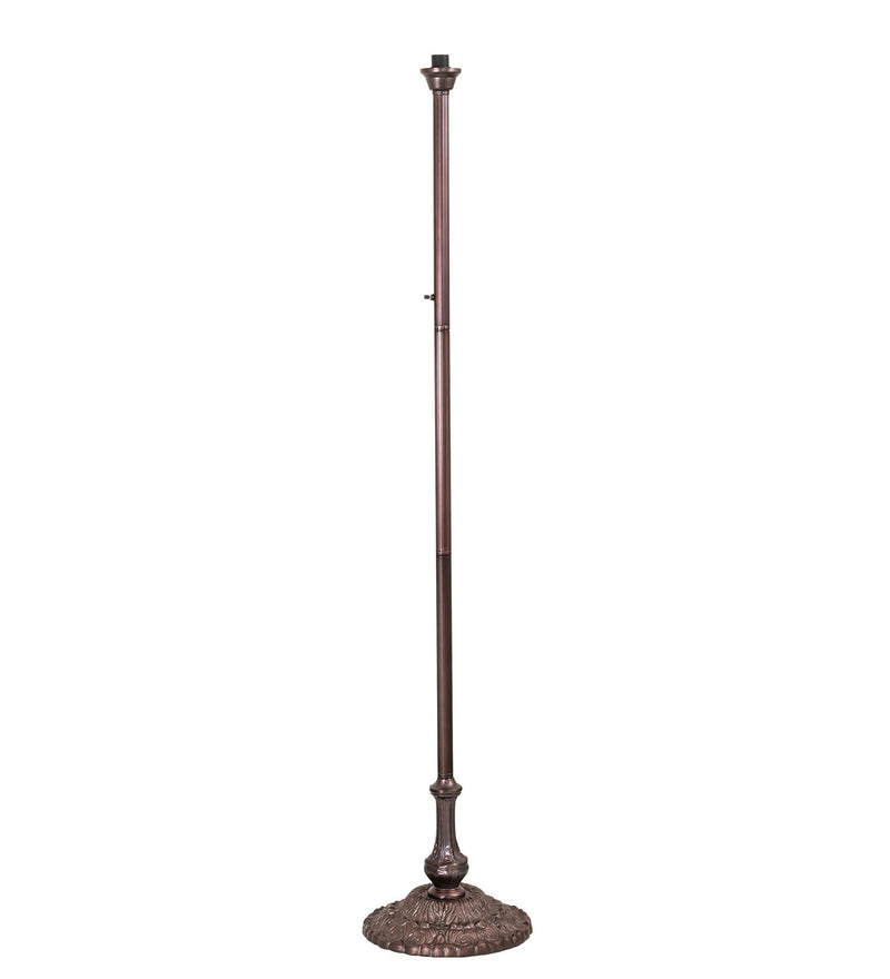 Meyda Tiffany 12436 One Light Torchiere Base, Mahogany Bronze