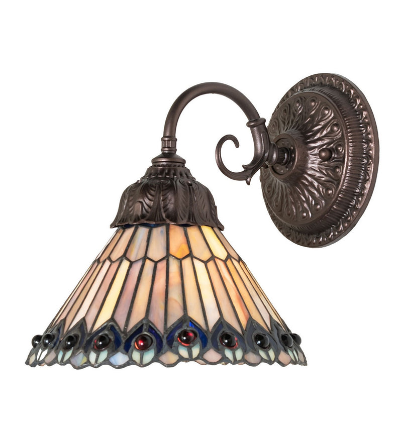 Meyda Tiffany 270802 One Light Wall Sconce, Mahogany Bronze