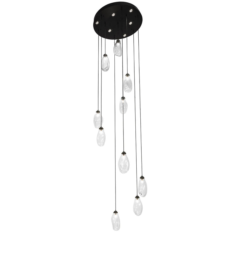 Meyda Tiffany 271695 16 Light Pendant, Solar Black