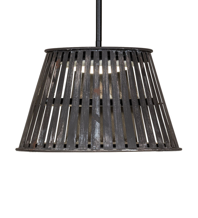 Meyda Tiffany 271819 LED Pendant, Weathered Wicker
