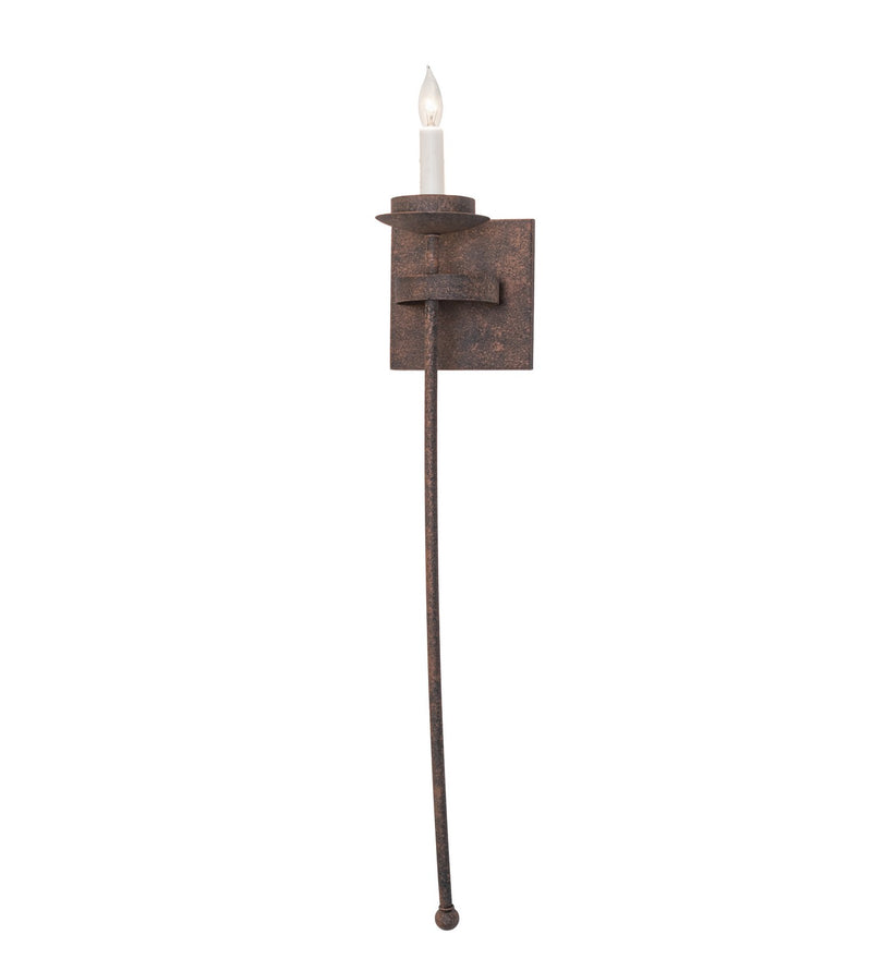 Meyda Tiffany 272442 LED Wall Sconce, Distressed Chestnut