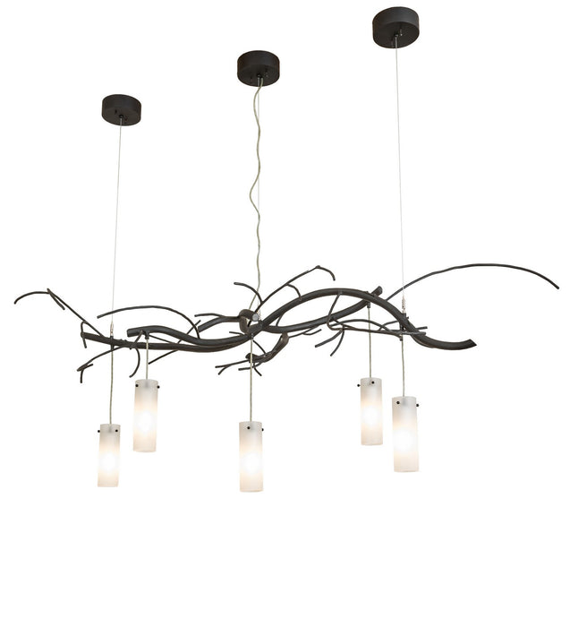 Meyda Tiffany 273962 Five Light Chandelier, Costello Black