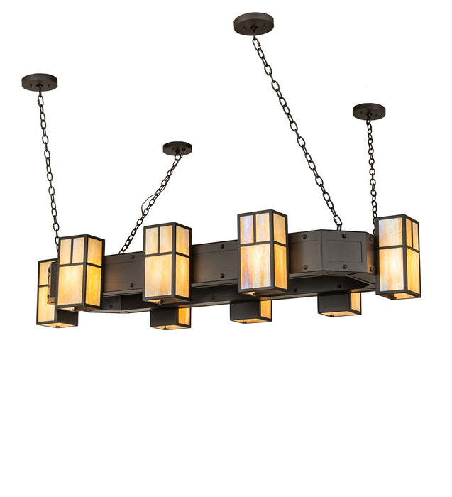 Meyda Tiffany 274697 Eight Light Chandelier, Oil Rubbed Bronze