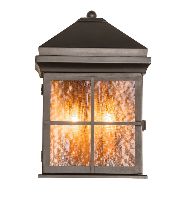 Meyda Tiffany 276402 Two Light Wall Sconce, Craftsman Brown