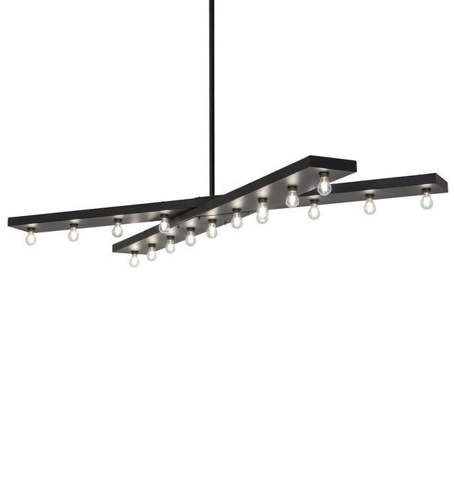 Meyda Tiffany 276585 17 Light Chandelier, Solar Black