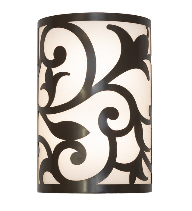 Meyda Tiffany 276885 Two Light Wall Sconce, Rail Bronze