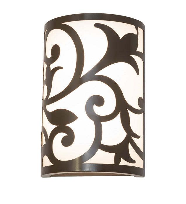 Meyda Tiffany 276885 Two Light Wall Sconce, Rail Bronze