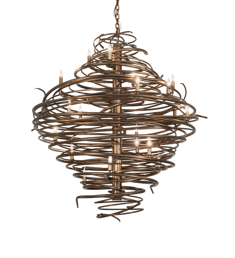 Meyda Tiffany 278751 20 Light Chandelier, Antique Copper