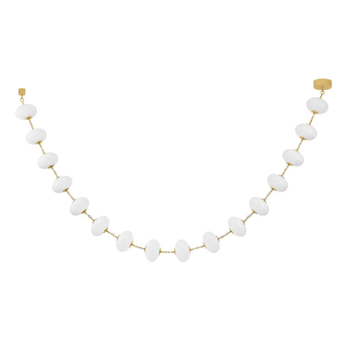 Corbett Lighting 473-11-VPB LED Chandelier, Vintage Polished Brass