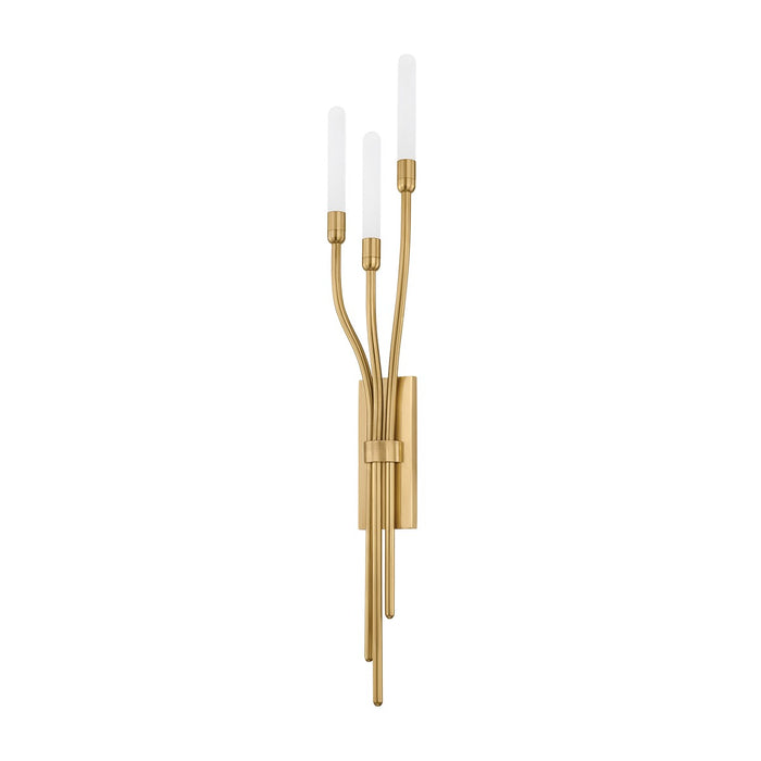 Corbett Lighting 481-03-VB LED Wall Sconce, Vintage Brass