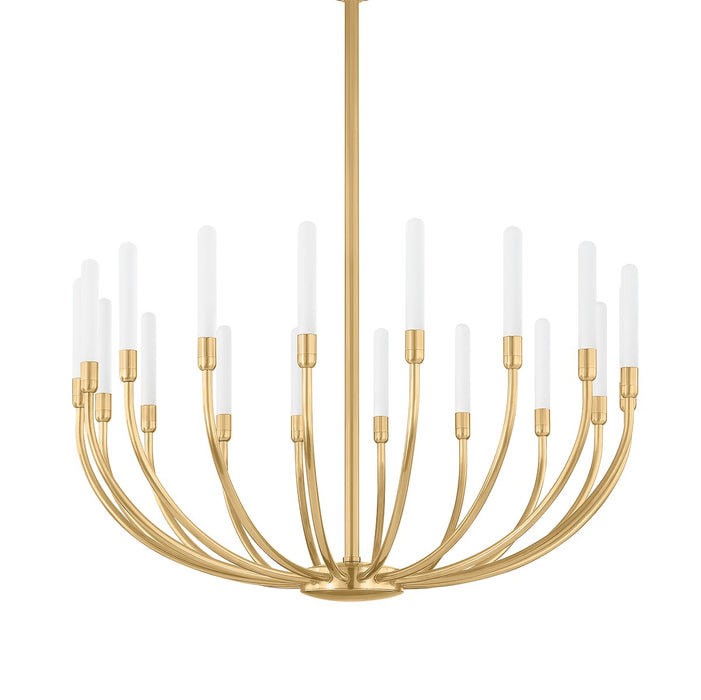 Corbett Lighting 481-28-VB LED Chandelier, Vintage Brass