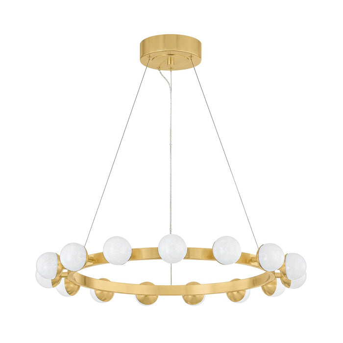 Corbett Lighting 484-30-VB LED Chandelier, Vintage Brass