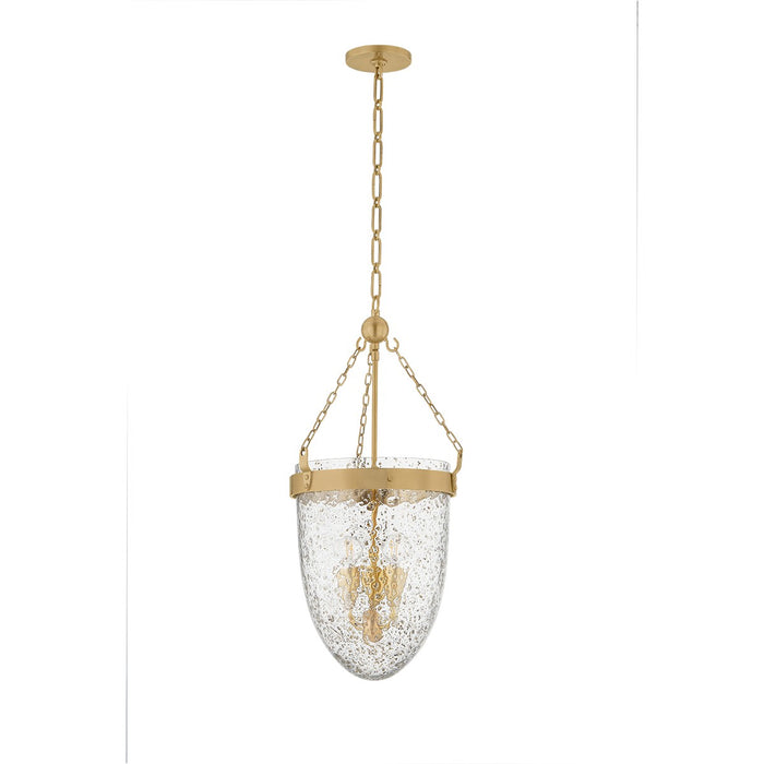 Corbett Lighting 487-13-VB Three Light Lantern, Vintage Brass