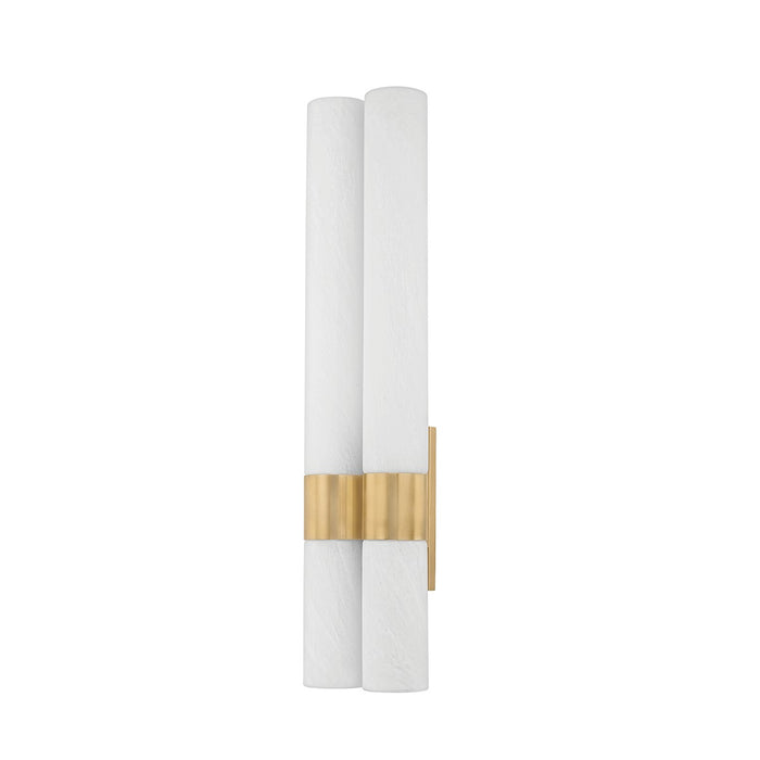 Corbett Lighting 494-04-VB LED Wall Sconce, Vintage Brass