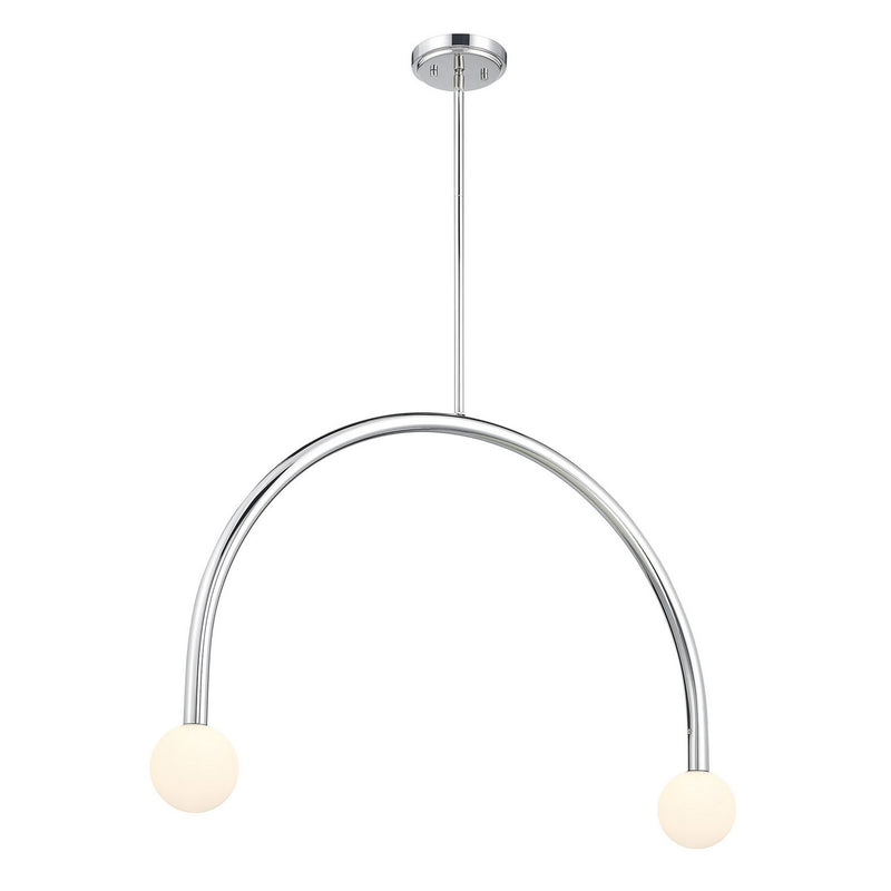 Meridian M100132CH LED Chandelier, Chrome