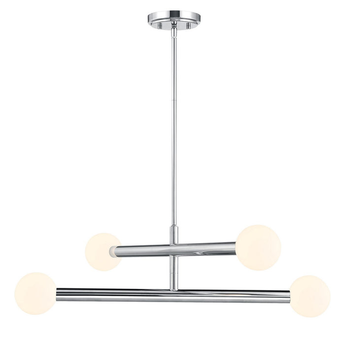 Meridian M100133CH LED Chandelier, Chrome