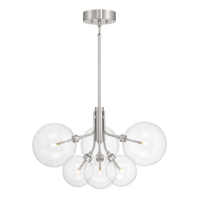 Meridian M100135BN LED Chandelier, Brushed Nickel