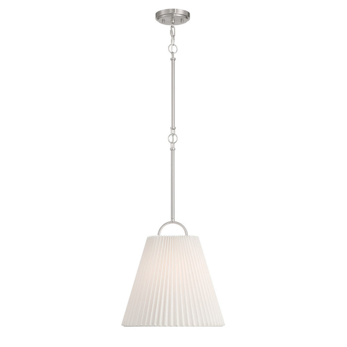 Meridian M7045BN One Light Pendant, Brushed Nickel