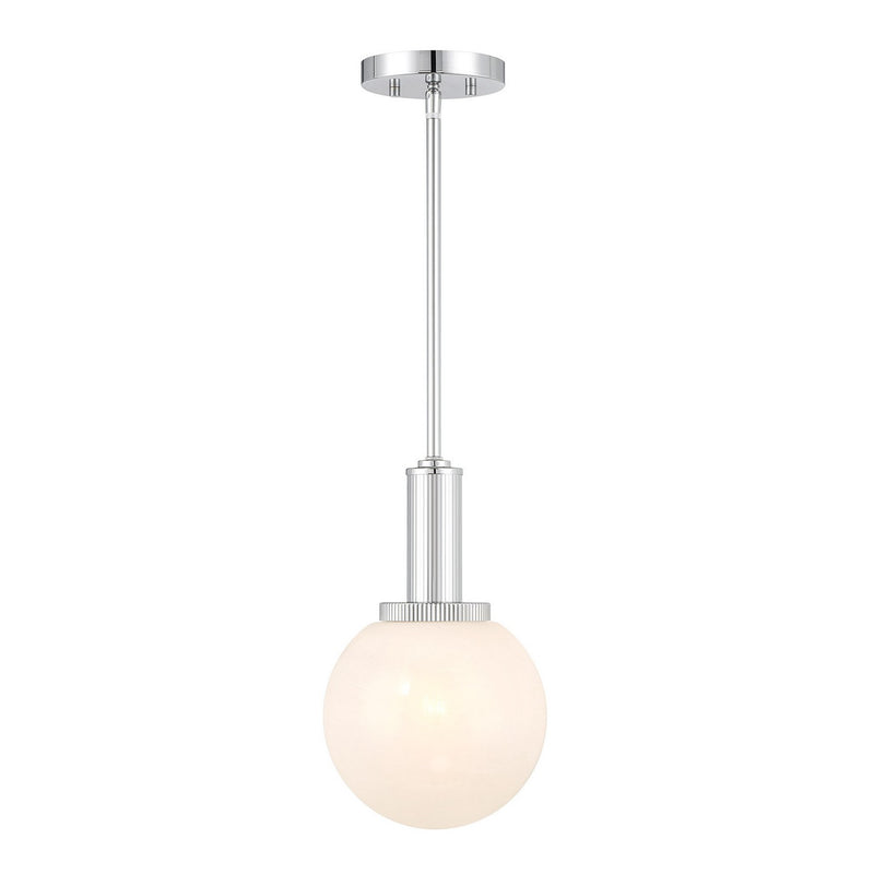 Meridian M7050CH One Light Pendant, Chrome