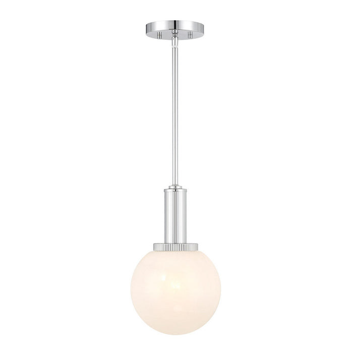 Meridian M7050CH One Light Pendant, Chrome