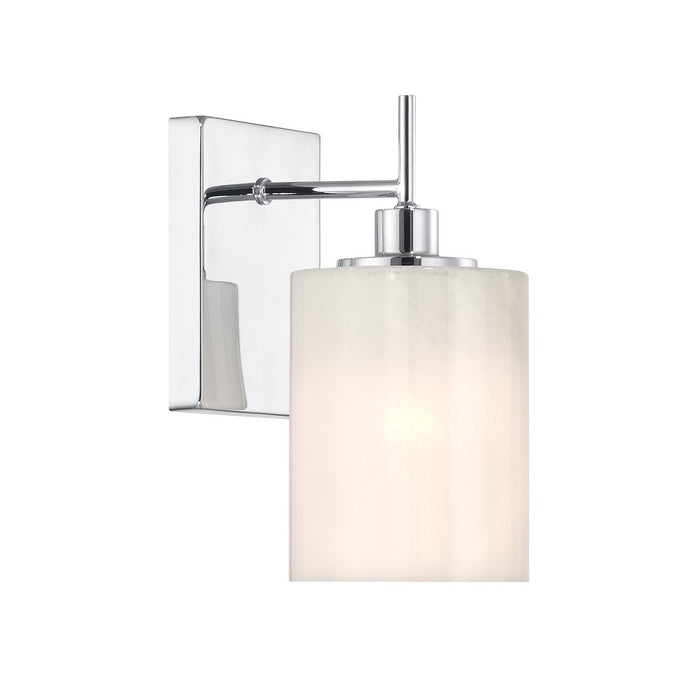 Meridian M90116CH One Light Wall Sconce, Chrome
