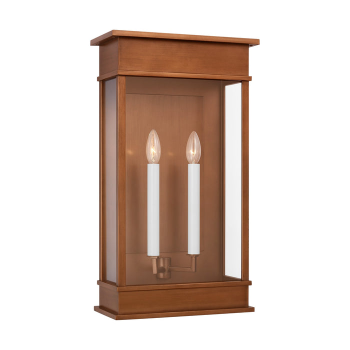 Visual Comfort Studio CO1472NCP Two Light Wall Lantern, Natural Copper
