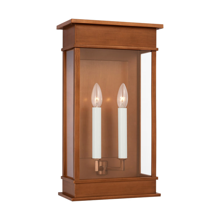 Visual Comfort Studio CO1482NCP Two Light Wall Lantern, Natural Copper