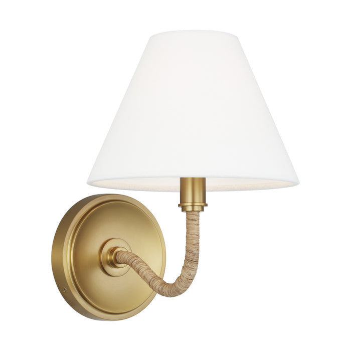 Visual Comfort Studio CW1351BBS One Light Wall Sconce, Burnished Brass