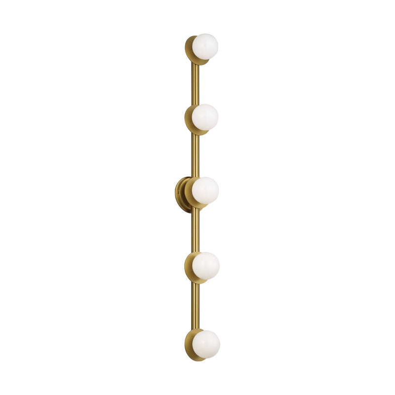 Visual Comfort Studio KWL1165BBS Five Light Vanity, Burnished Brass