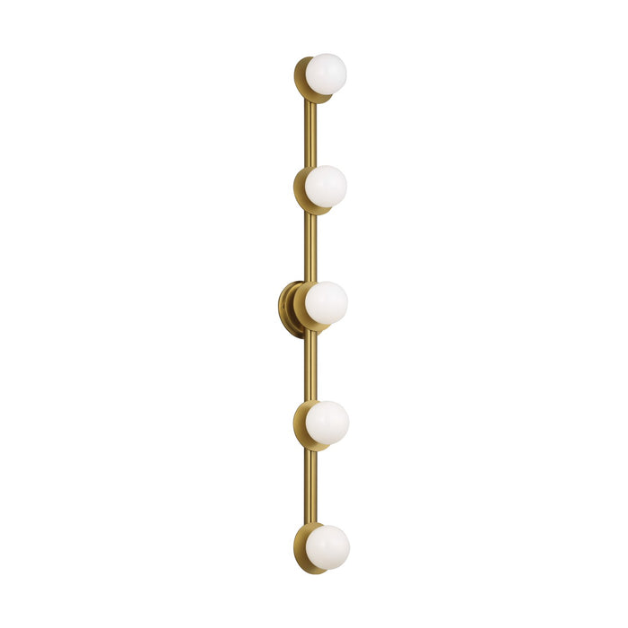 Visual Comfort Studio KWL1165BBS Five Light Vanity, Burnished Brass