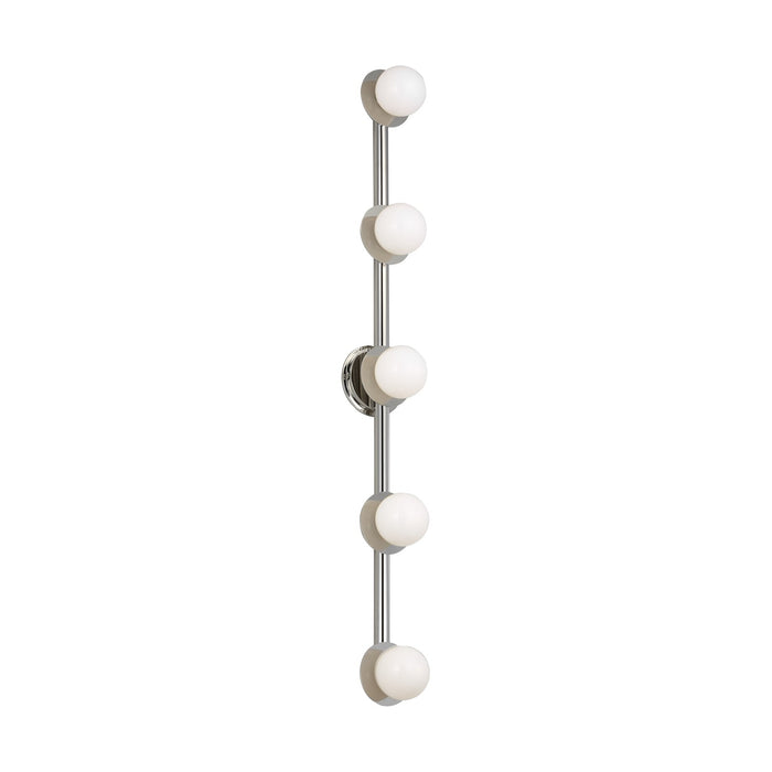 Visual Comfort Studio KWL1165PN Five Light Vanity, Polished Nickel