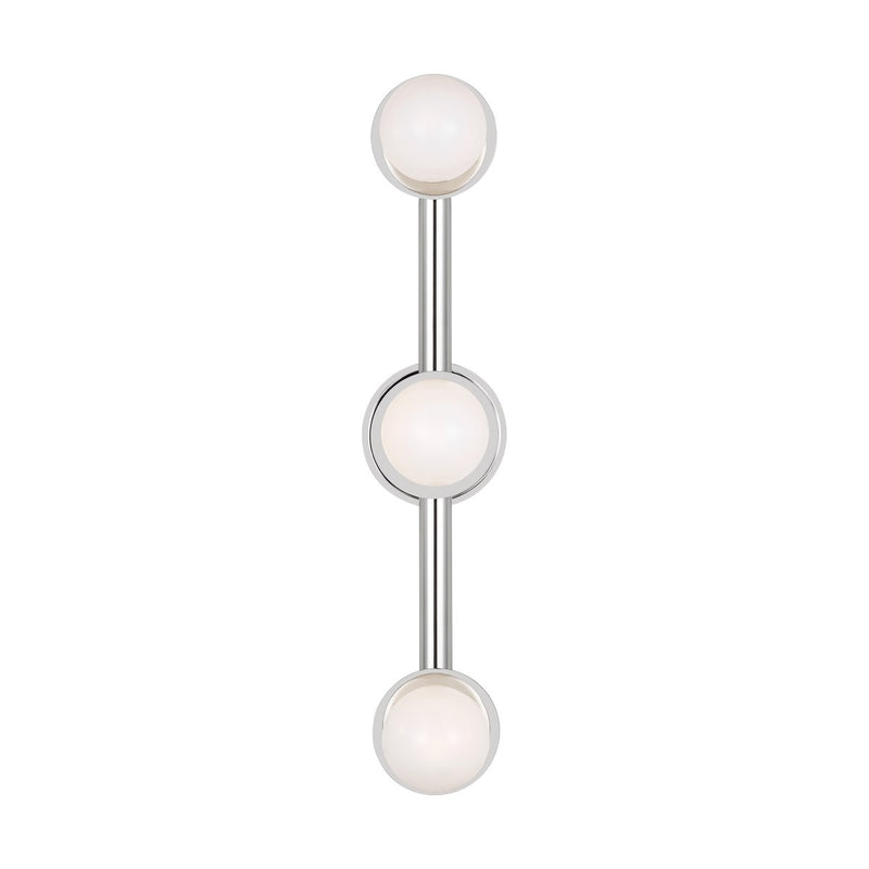 Visual Comfort Studio KWL1173PN Three Light Vanity, Polished Nickel