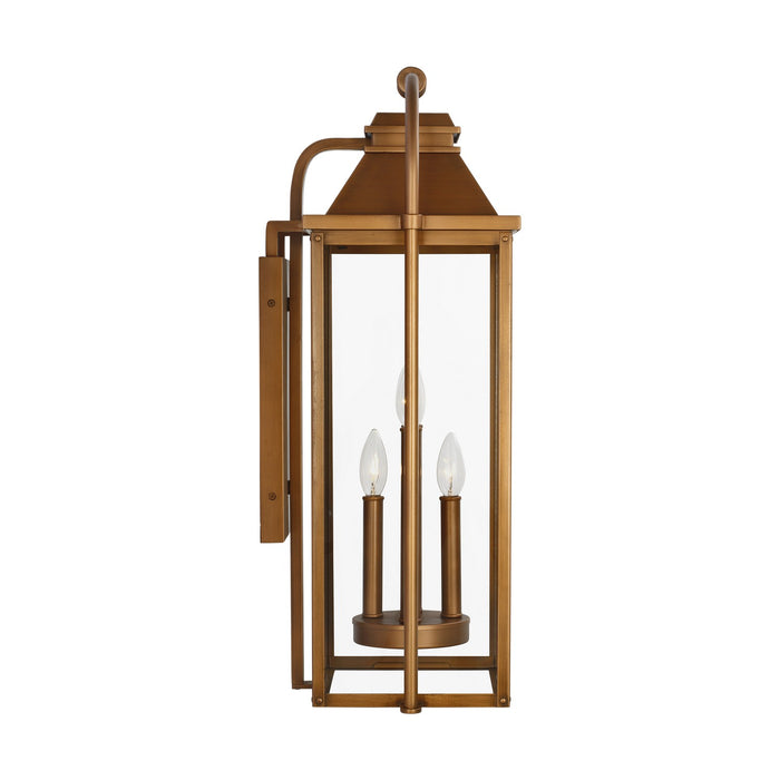 Visual Comfort Studio OL13202NCP Four Light Wall Lantern, Natural Copper