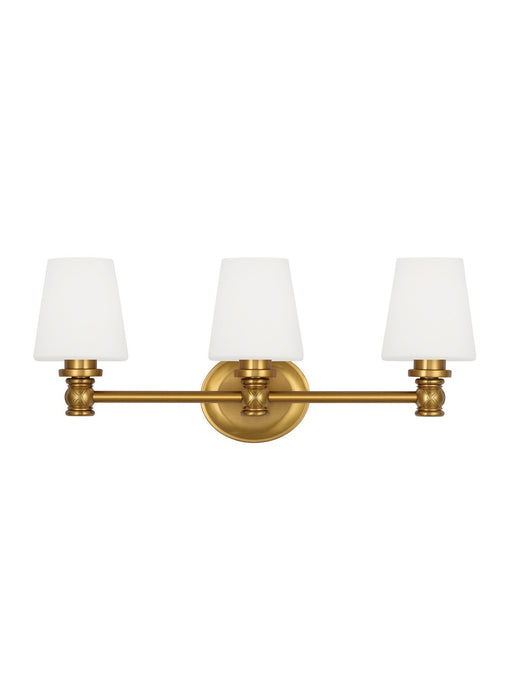 Visual Comfort Studio VS22103BBS Three Light Vanity, Burnished Brass