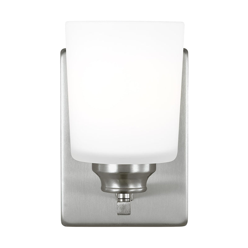 Generation Lighting 4120901-962 One Light Wall / Bath Sconce, Brushed Nickel