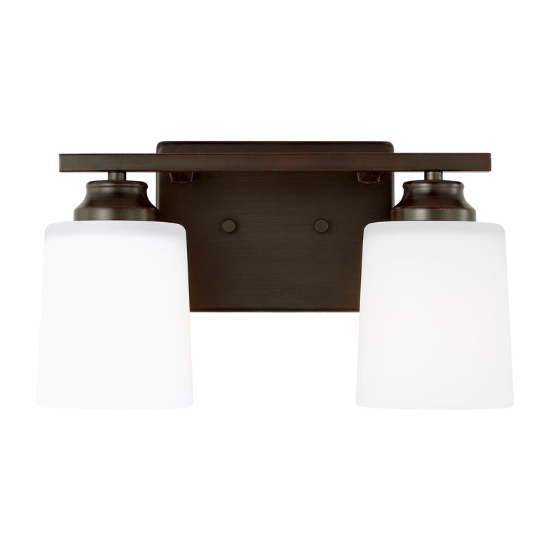 Generation Lighting 4420902EN3-710 Two Light Wall / Bath Sconce, Bronze