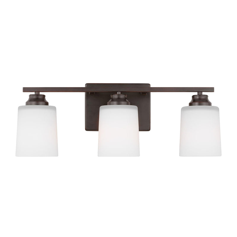 Generation Lighting 4420903-710 Three Light Wall / Bath, Bronze