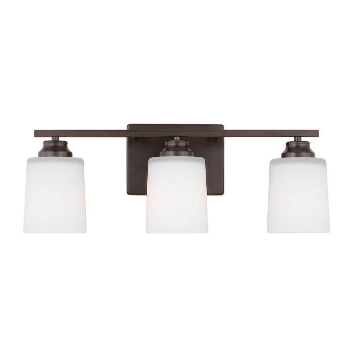 Generation Lighting 4420903EN3-710 Three Light Wall / Bath, Bronze