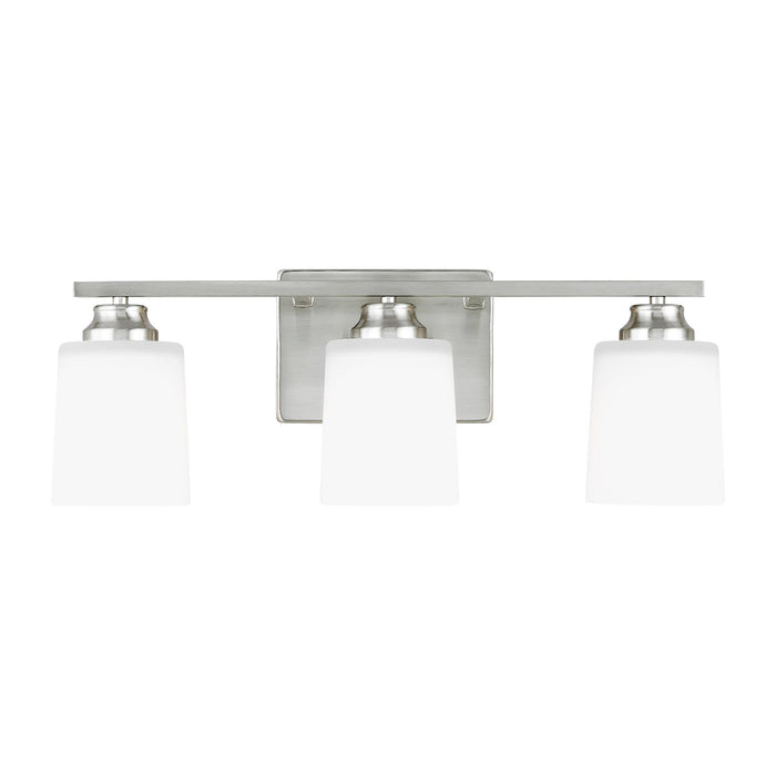 Generation Lighting 4420903EN3-962 Three Light Wall / Bath, Brushed Nickel