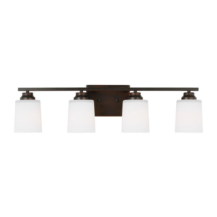 Generation Lighting 4420904-710 Four Light Wall / Bath Sconce, Bronze