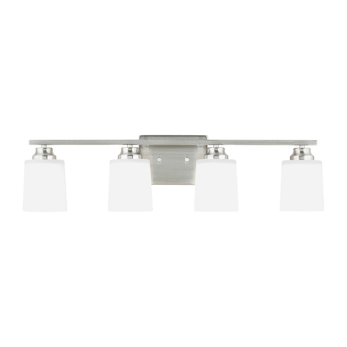 Generation Lighting 4420904-962 Four Light Wall / Bath Sconce, Brushed Nickel