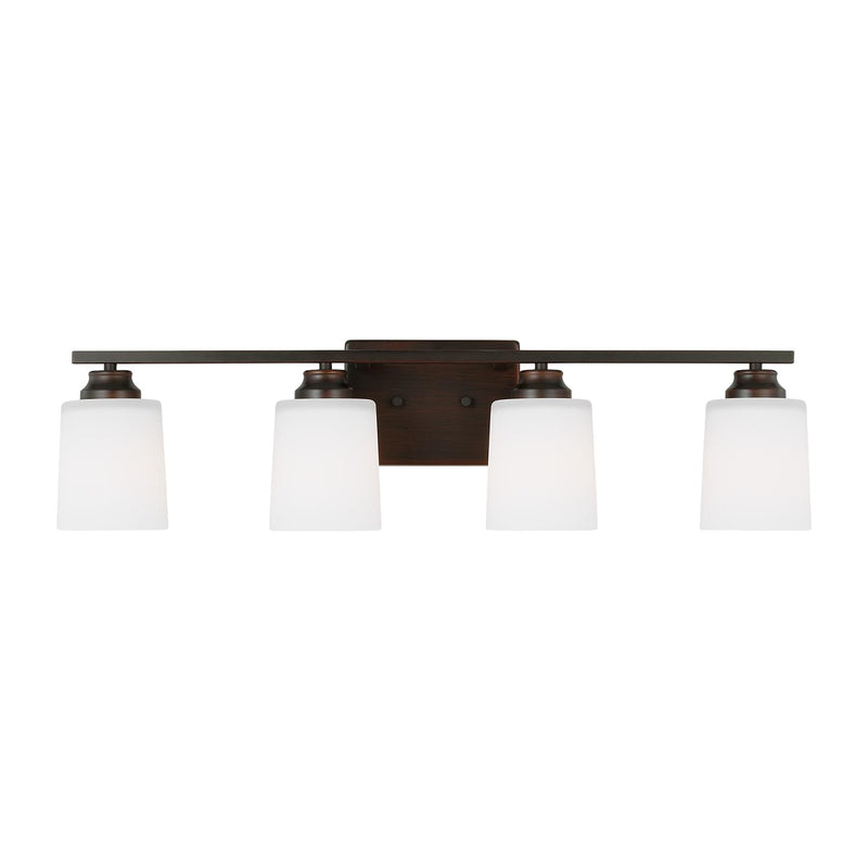 Generation Lighting 4420904EN3-710 Four Light Wall / Bath Sconce, Bronze