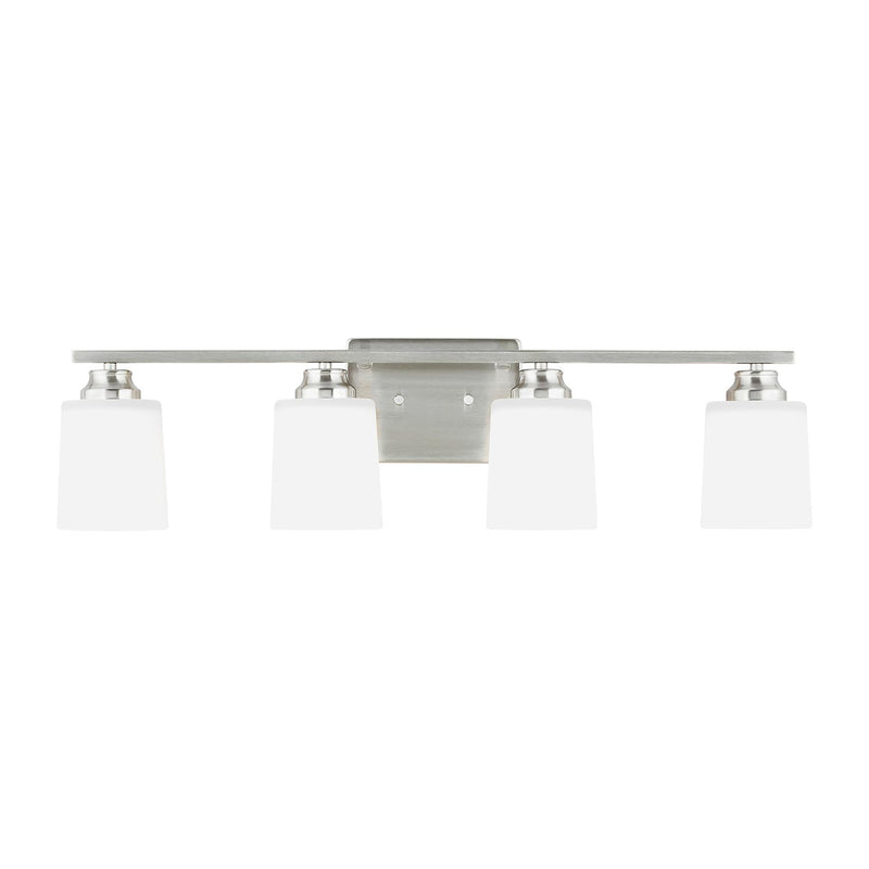 Generation Lighting 4420904EN3-962 Four Light Wall / Bath Sconce, Brushed Nickel